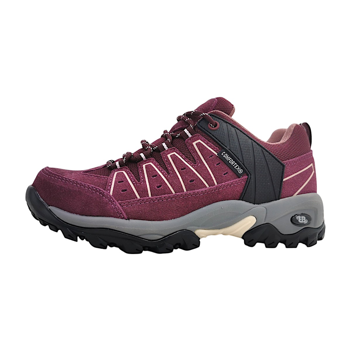 Brütting Mount Pinos Low Sportschuhe Damwn Outdoorschuhe Wanderschuh Violett Wandern