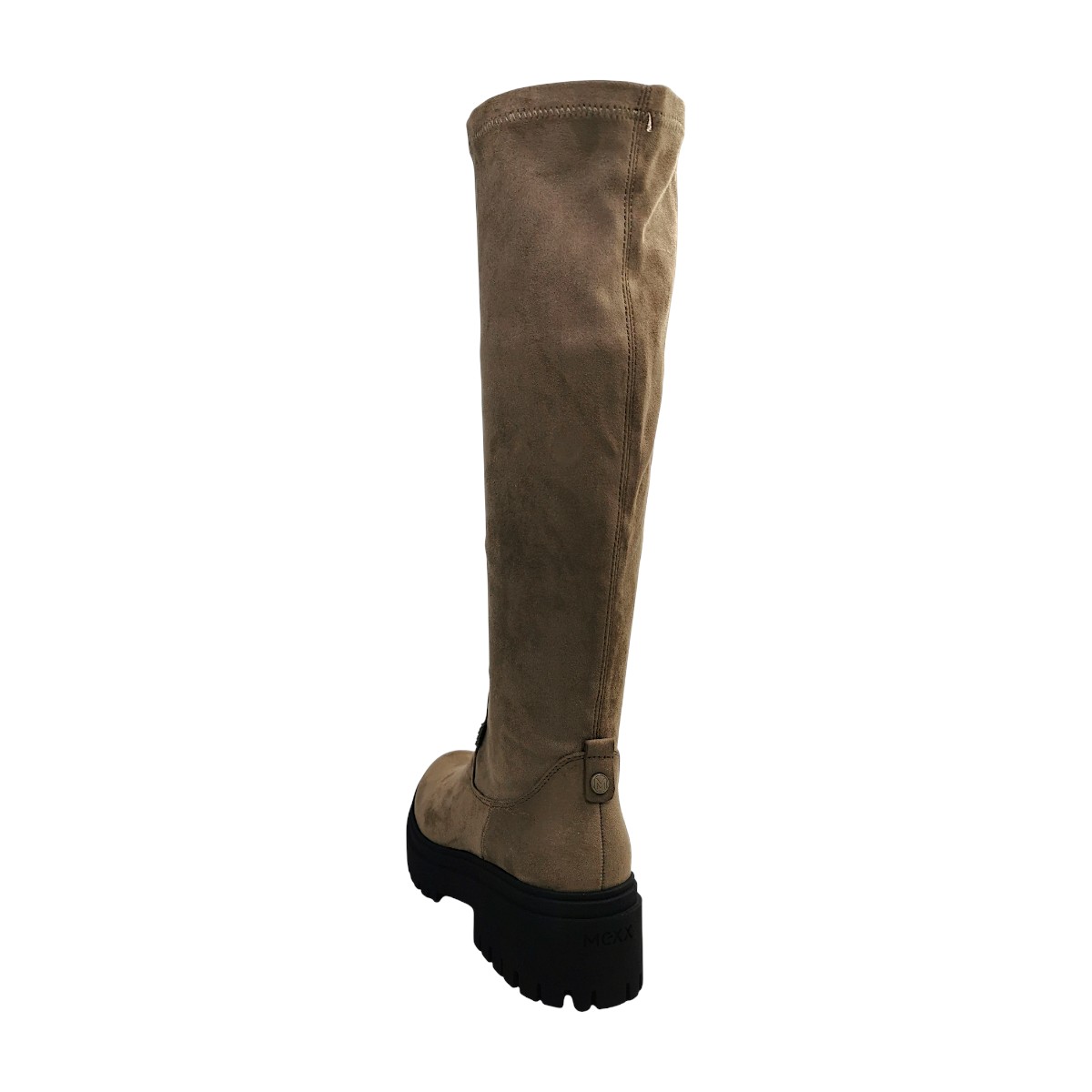 Mexx Phaedre Keto Damenschuhe Reißverschluss Schaftstiefel Beige Freizeit (dk. taupe 2009, Größe 38 EU)