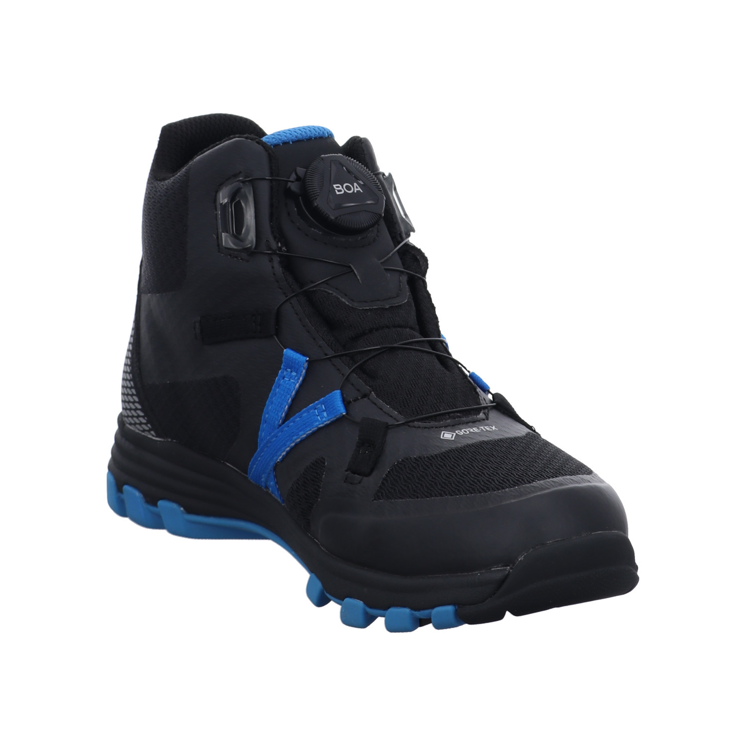 Vado Blazer High BOA GTX Kinderschuhe Jungen Winterstiefel Schwarz Freizeit (001 black, Größe 41 EU)
