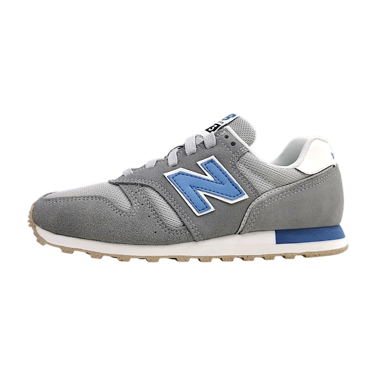 New Balance 373 V2 Damenschuhe Halbschuhe Bequem sportlicher Schnürer Grau Freizeit