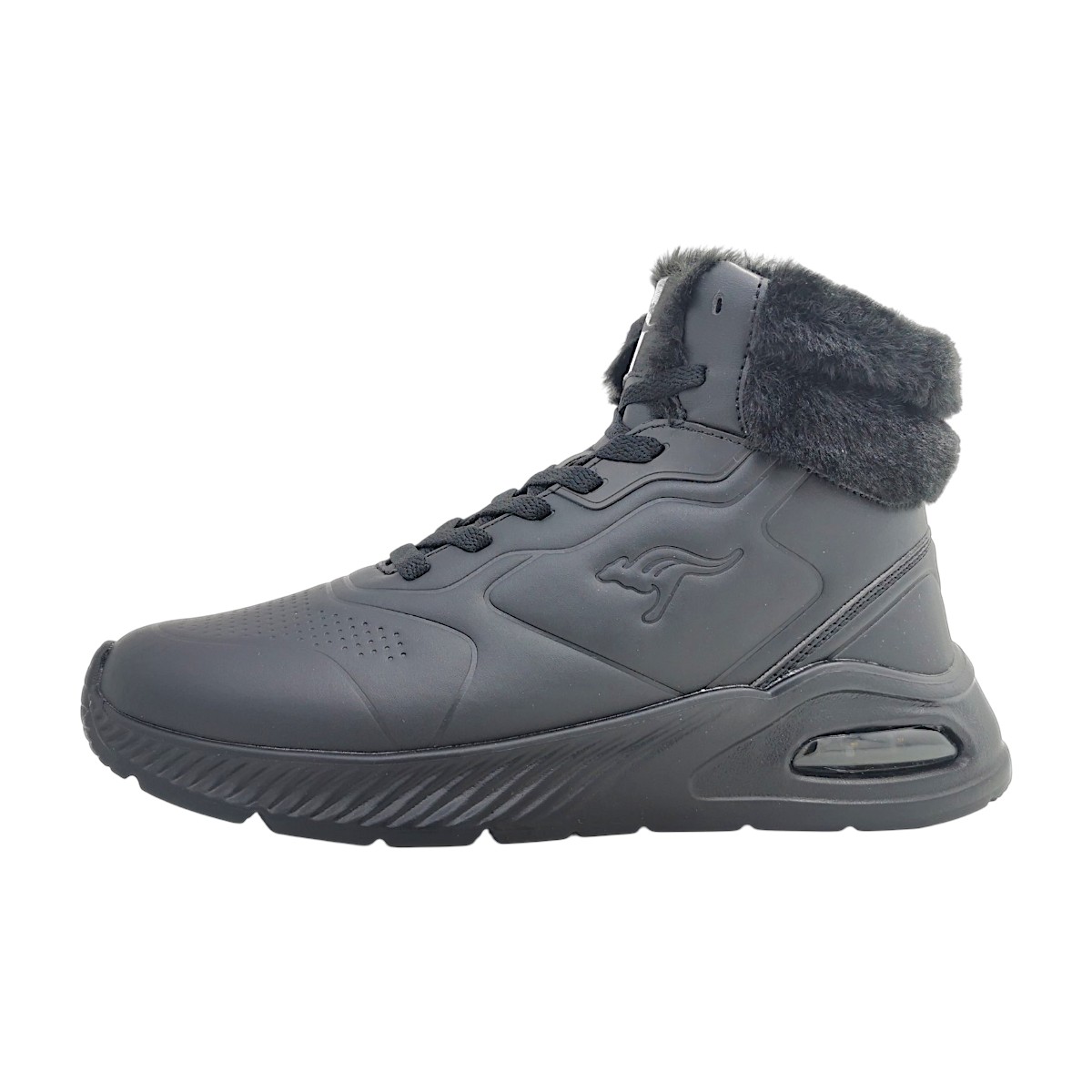 KangaRoos K-PLN Dreams Mid Damenschuhe Schnürschuhe Sportive Schnürstiefel Schwarz Freizeit (black mono 5500, Größe 41 EU)