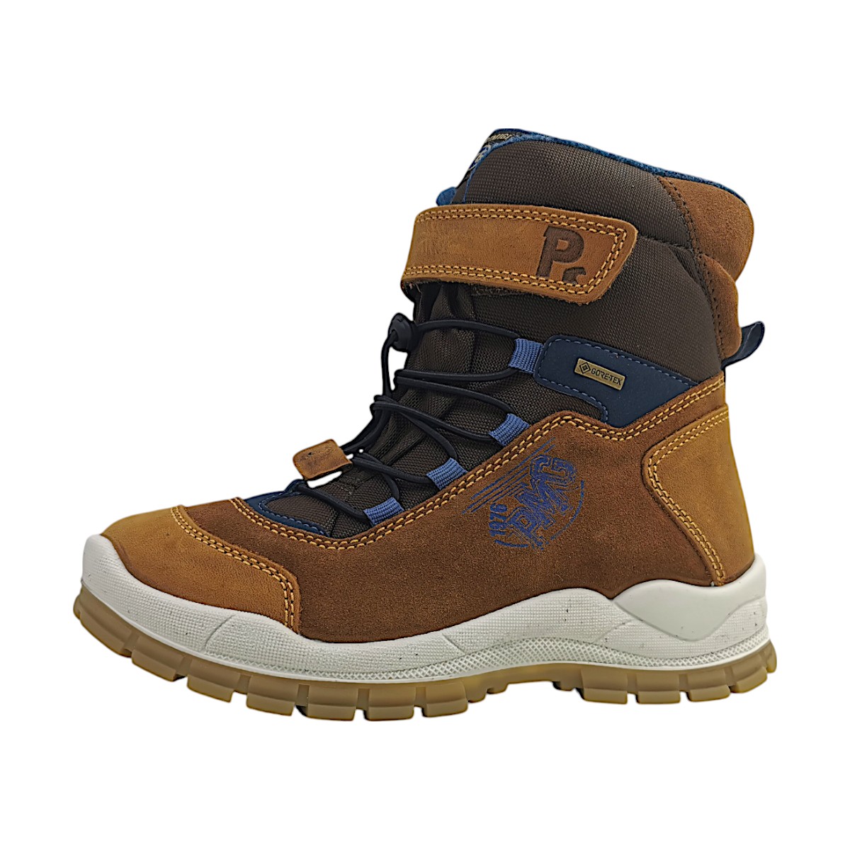Primigi Hans GTX Kinderschuhe Jungen Winterstiefel Klettstiefel Braun Festlich Primigi Hans GTX Kinderschuhe Jungen Winterstiefel Klettstiefel Braun Festlich