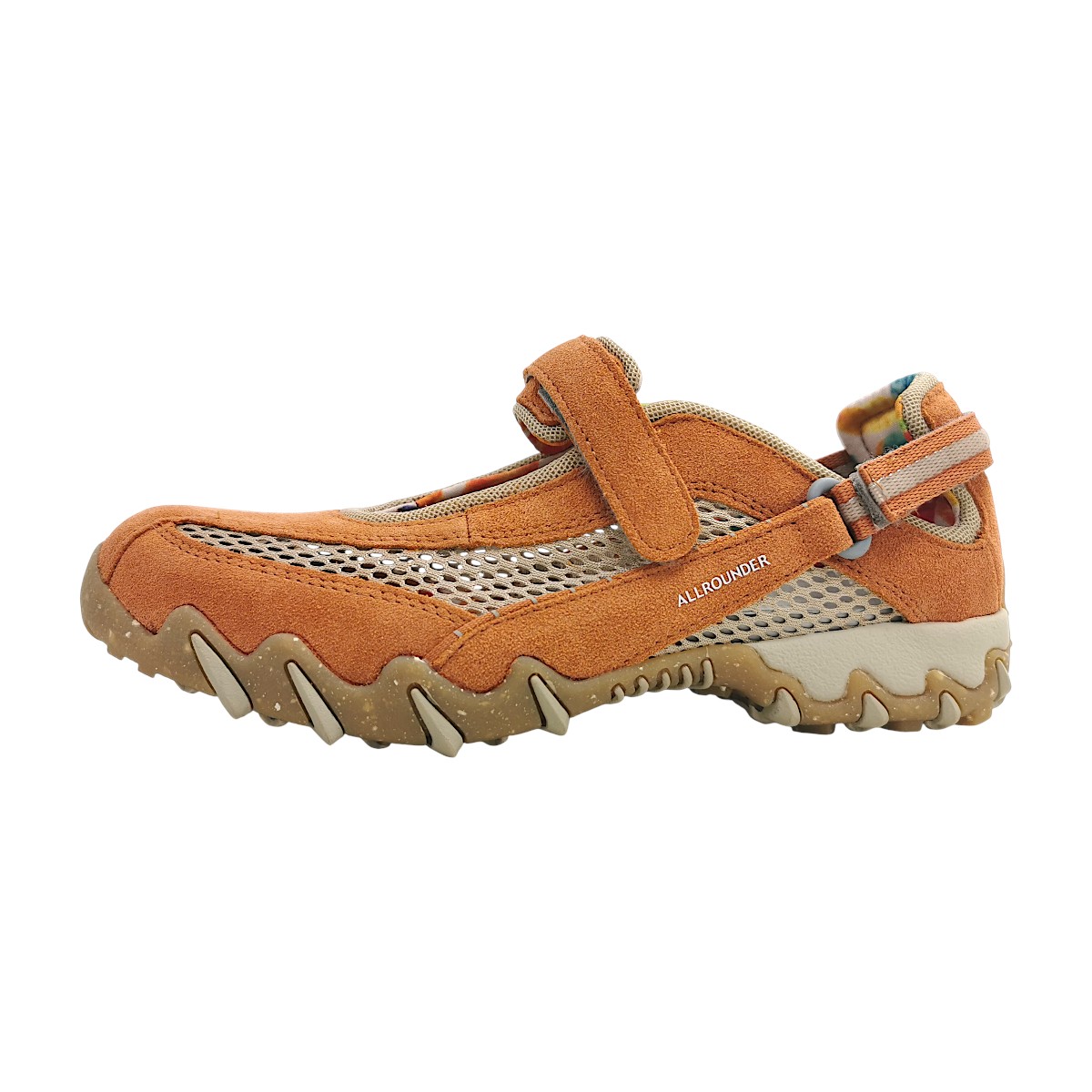 Allrounder by Mephisto Niro Damenschuhe Halbschuhe Slipper Orange Freizeit