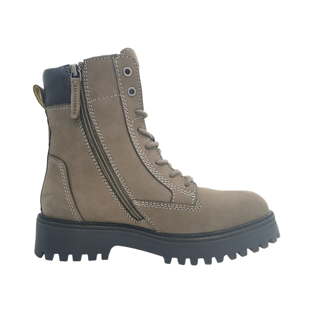 Salamander PIRNA Damenschuhe Schnürstiefel Grau Freizeit (grey/black 1510, Größe 41 EU)