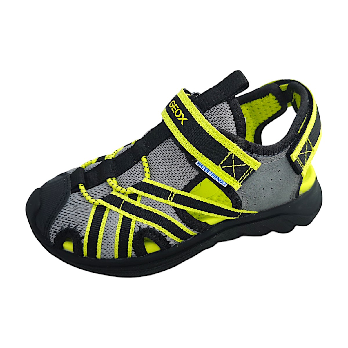 Geox Airadyum J55F1A-01454/C0666 Grau grey/lime C0666
