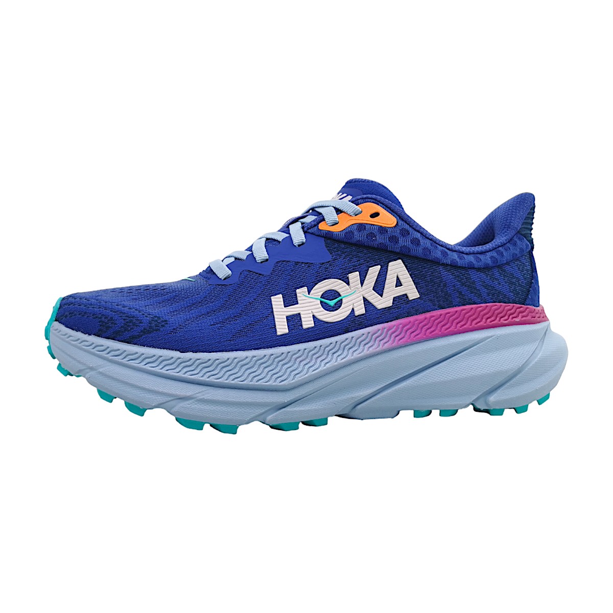 Hoka Challenger 7 Sportschuhe Damen Trainingsschuhe Schnürer Blau Freizeit
