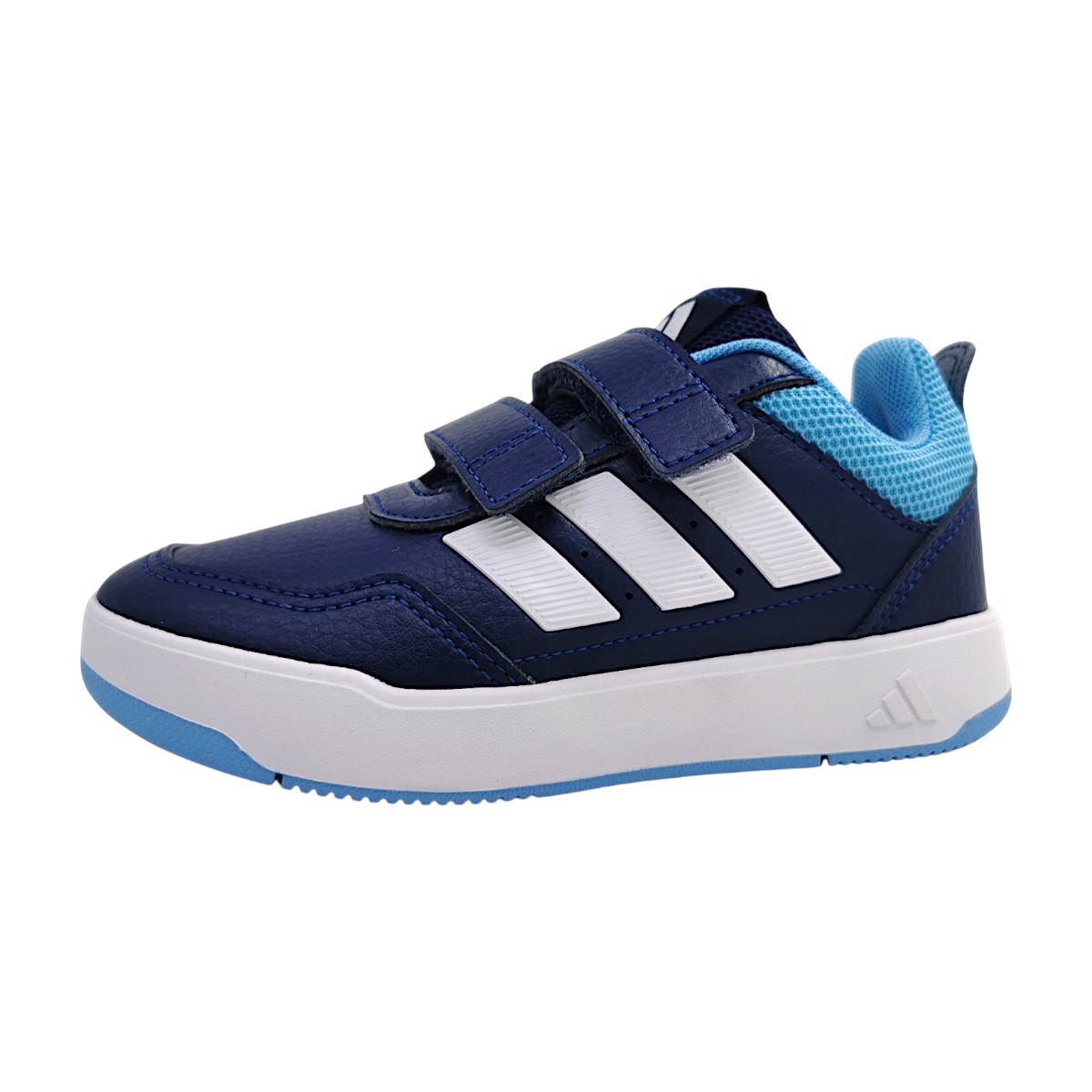 adidas Tenaur Sport Sportschuhe Kinder Sneaker Klettschuh Blau Freizeit (dk blue/ffwhr/seblbu, Gr. 1:30)