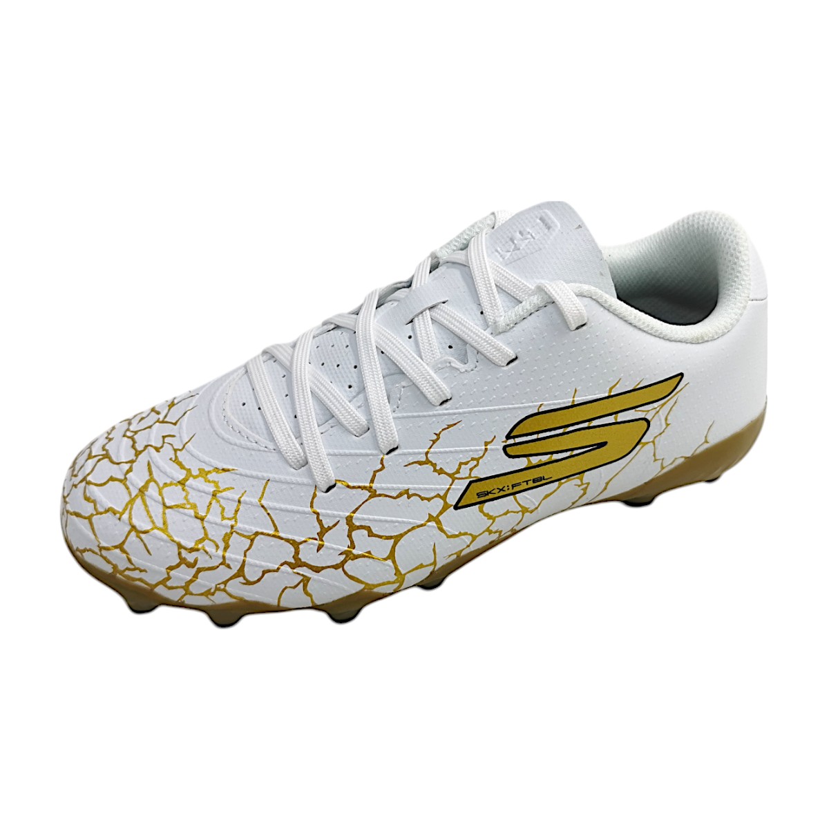 Skechers SKX_1.5 Kids FG 252062L Weiß Weiß/Gold WBGD