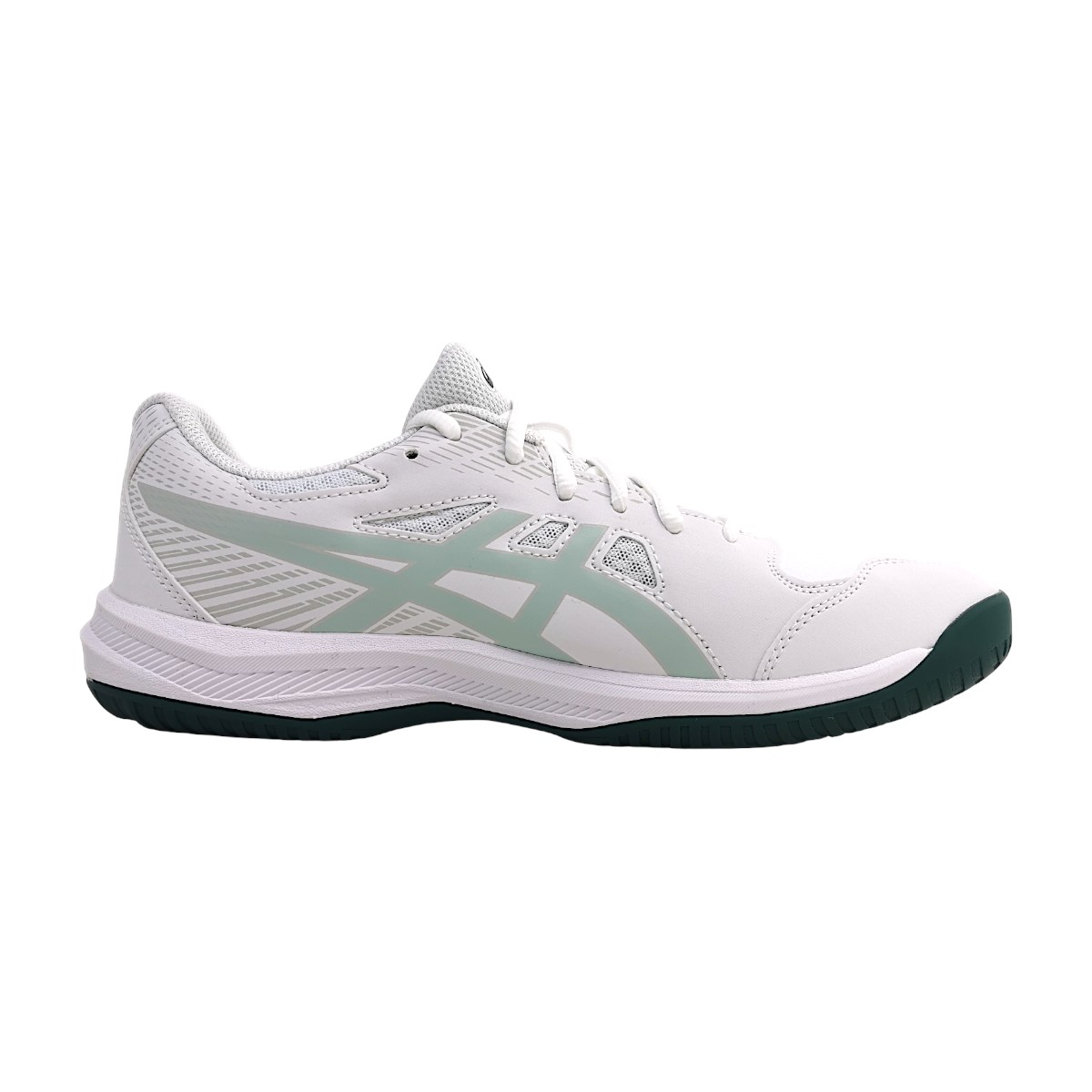 Asics Court Slide 4 1041A483/102 Weiß white/cold moss 102 Asics Court Slide 4 1041A483/102 Weiß white/cold moss 102