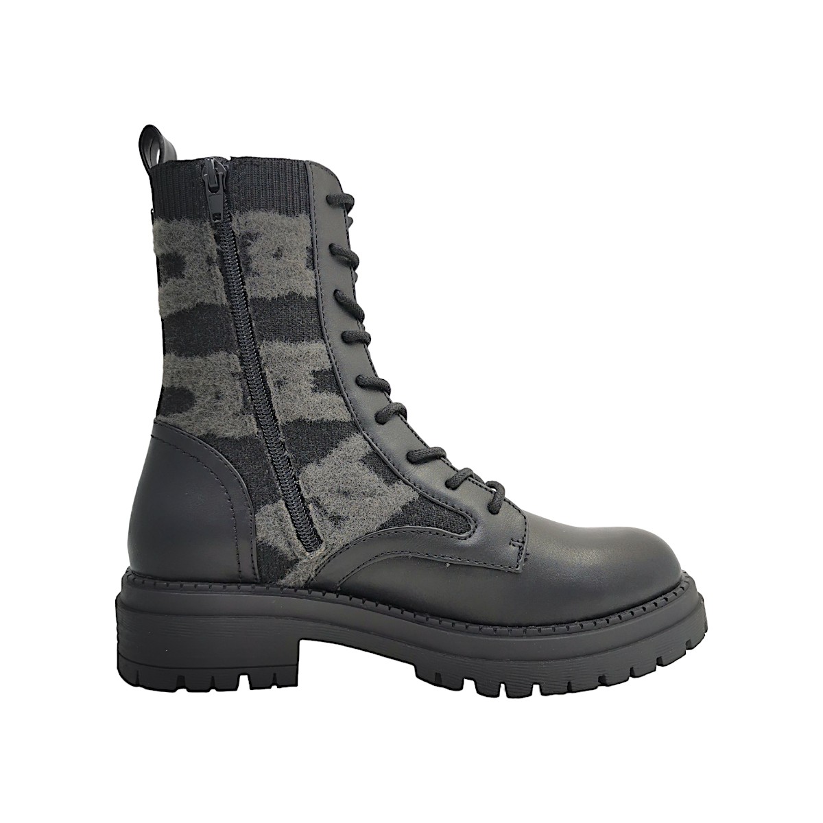 La Strada Damenschuhe Schnürstiefel Schwarz Freizeit