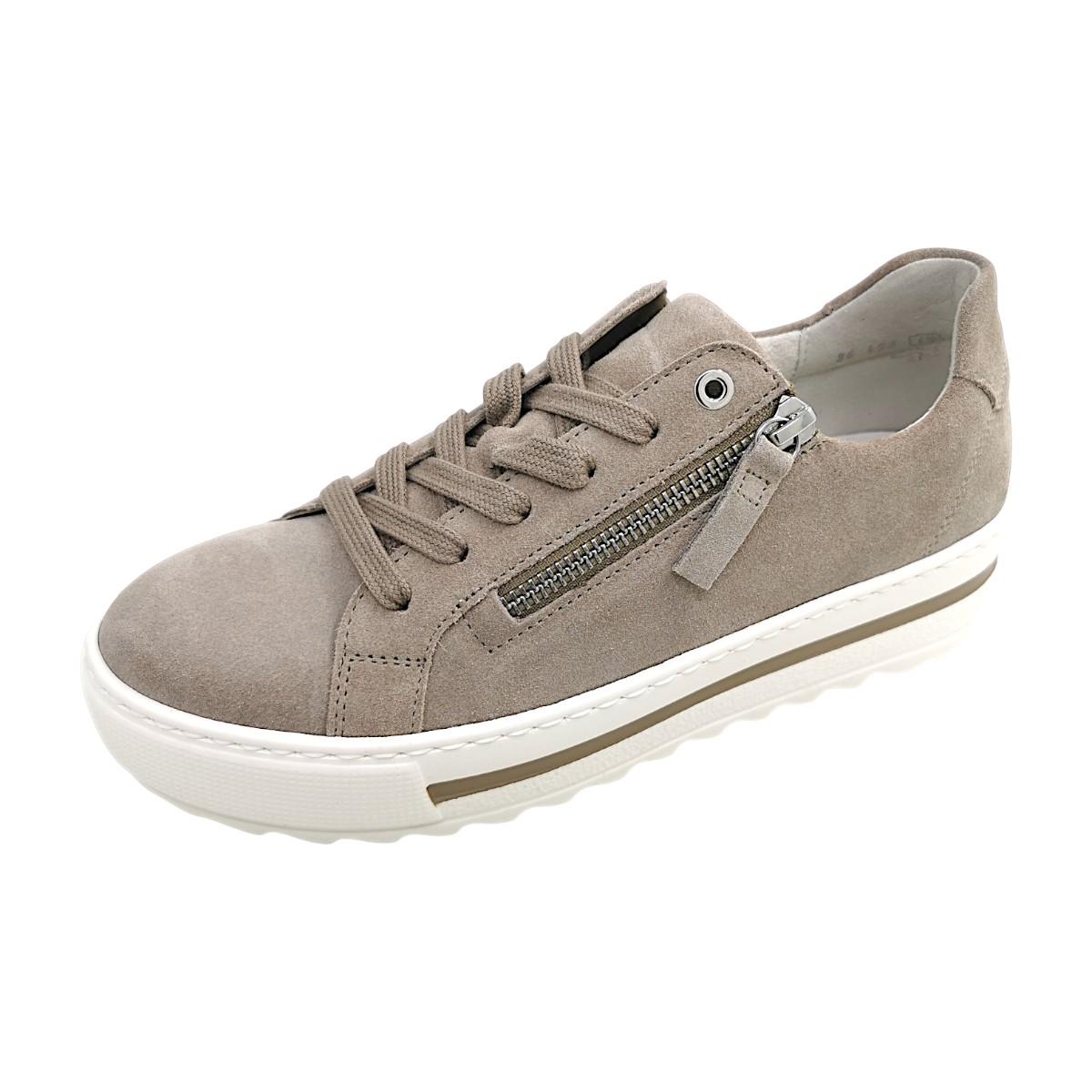 Gabor Comfort Damenschuhe Schnürschuhe Sportive Braun Freizeit (silk, Gr. 2:6)