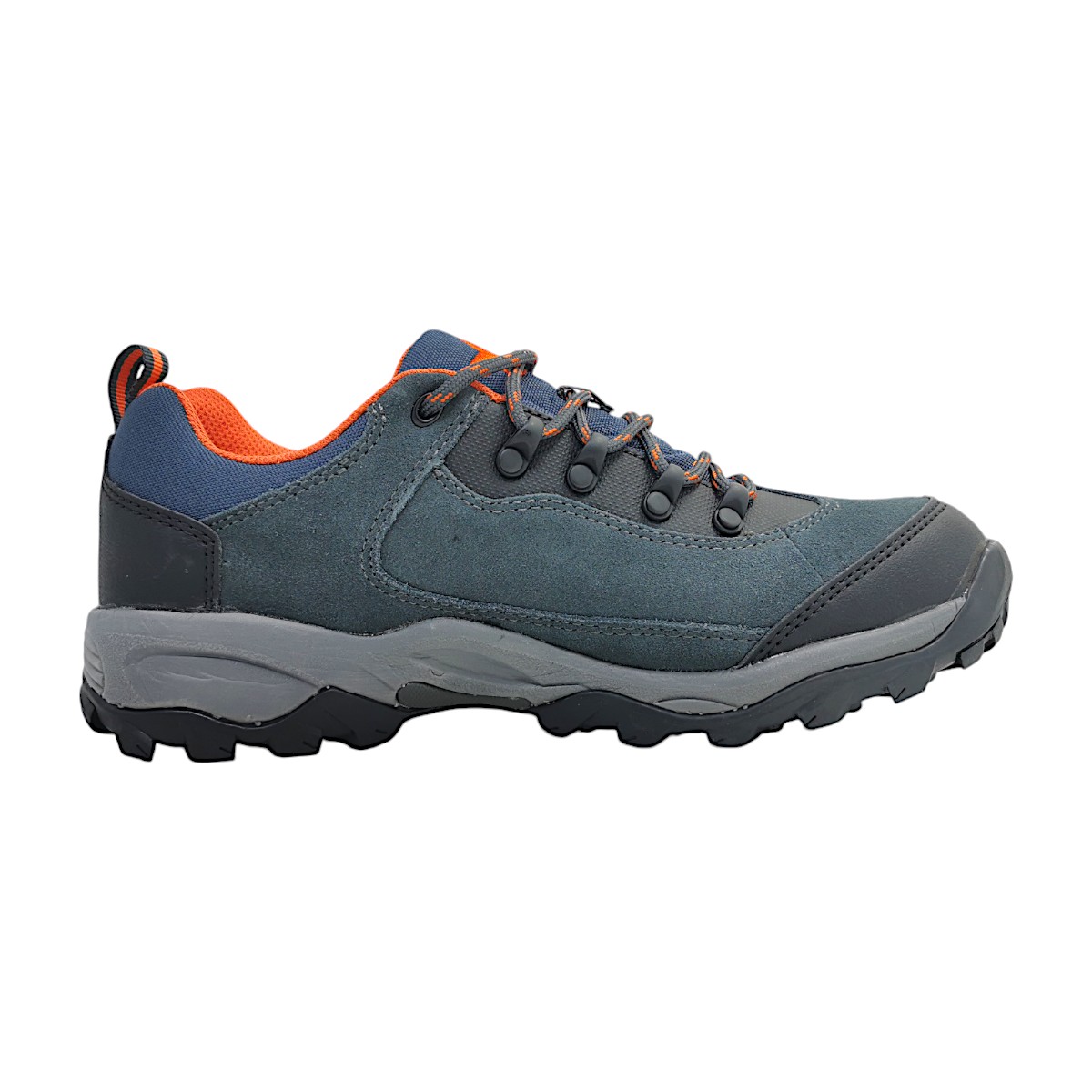 Lico Milan Low 210125 Grau 7214 Anthrazit/Orange