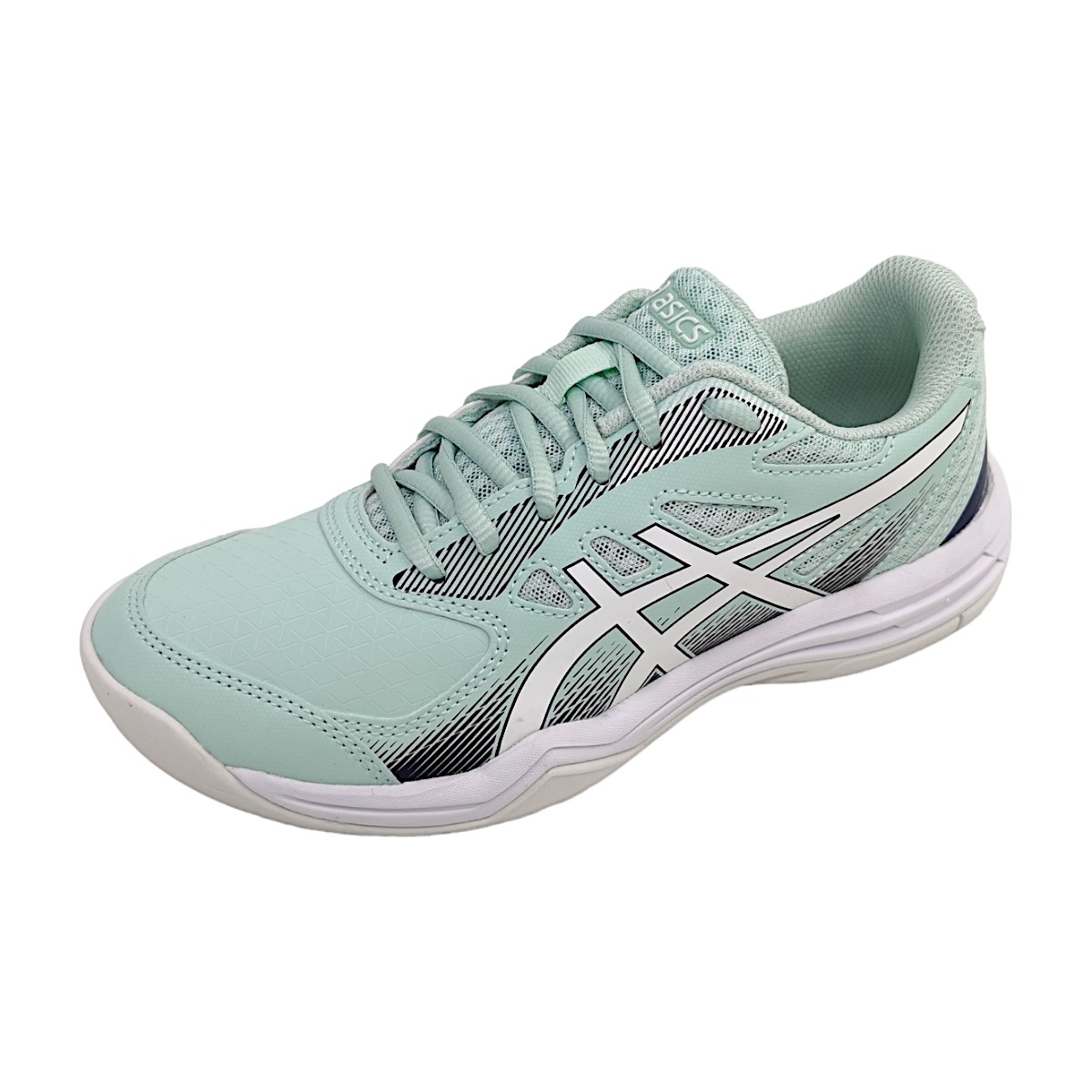 Asics COURT SLIDE 3 1042A209 Grün 402- Pale Blue/White