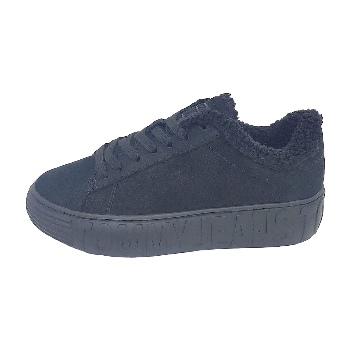 Tommy Hilfiger New Cupsole Leat WL EN0EN02274BDS Schwarz BDS- Black