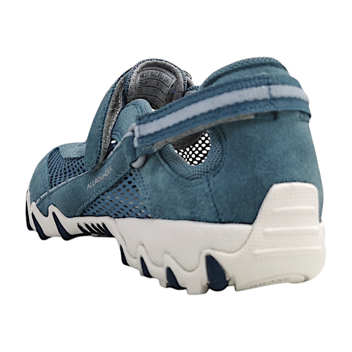 Allrounder by Mephisto Niro Damenschuhe Halbschuhe Slipper Blau Freizeit (95/95 jeans, Größe 40.5 EU)