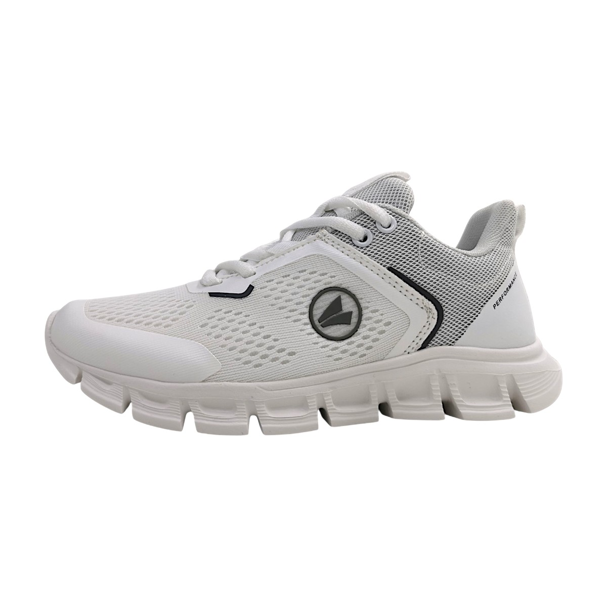 Jako J-CL Mentary Sportschuhe Damen Trainingsschuhe sportlicher Schnürer Weiß Sport