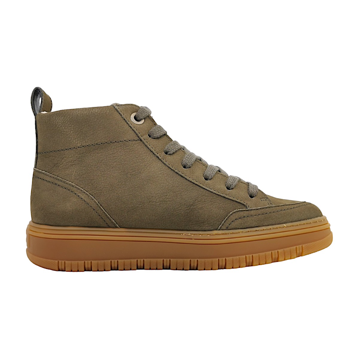 Paul Green Damenschuhe Schnürstiefel Grün Freizeit (016 Military, Größe 41 EU)