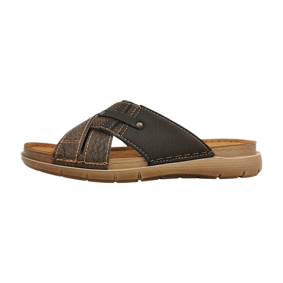 Inblu Herrenschuhe Hausschuhe Pantolette Braun Freizeit Inblu Herrenschuhe Hausschuhe Pantolette Braun Freizeit