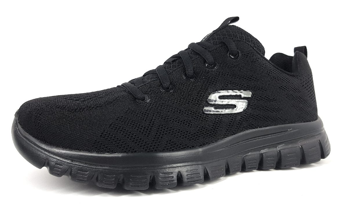 Skechers Graceful 12615 BBK Schwarz Black BBK