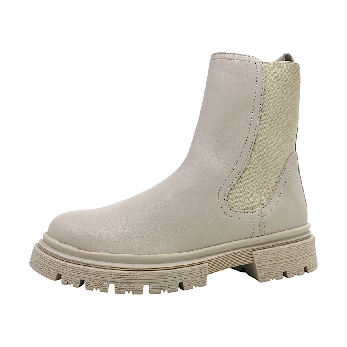 Palpa Damenschuhe Stiefel Beige Freizeit (Beige, Größe 41 EU)
