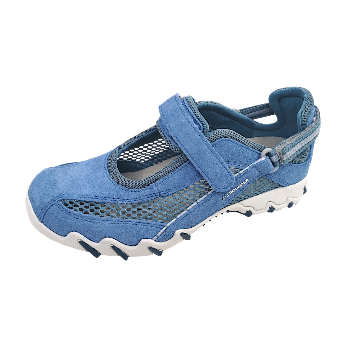 Allrounder by Mephisto Niro Damenschuhe Halbschuhe Slipper Ballerina Blau Freizeit (new denim, Größe 41 EU)