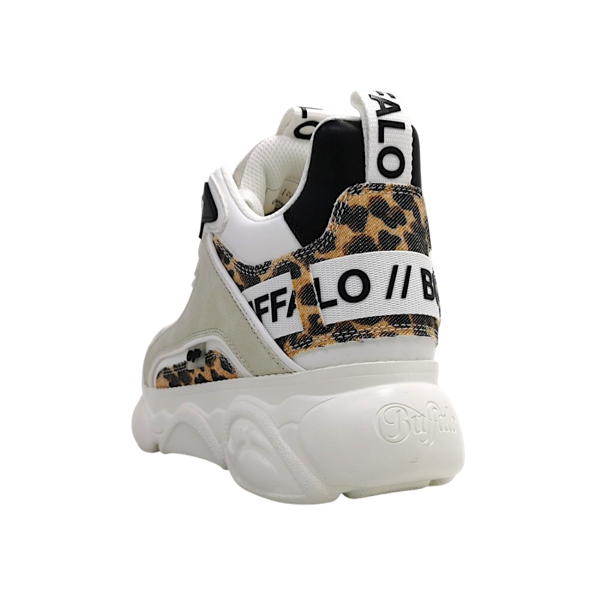 Buffalo 1636680 Weiß white/beige/leo Buffalo 1636680 Weiß white/beige/leo