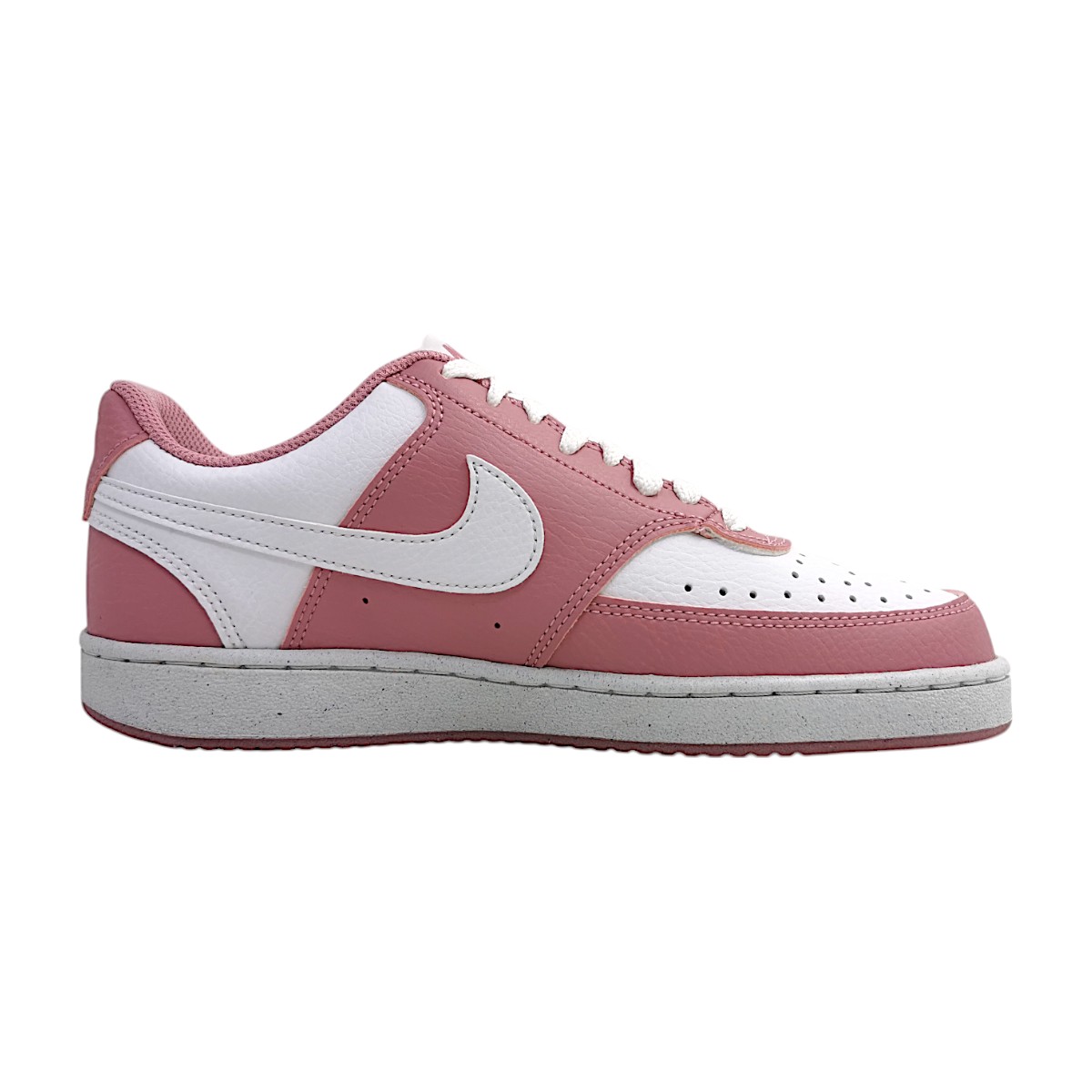 Nike Court Vision Low Next Nat Damenschuhe Sneaker Low Rosa Freizeit (pink/white 603, Größe 39.5 EU)