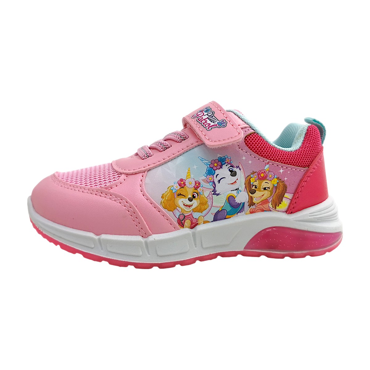 Leomil Kinderschuhe Mädchen Halbschuhe Klettschuh Rosa Freizeit