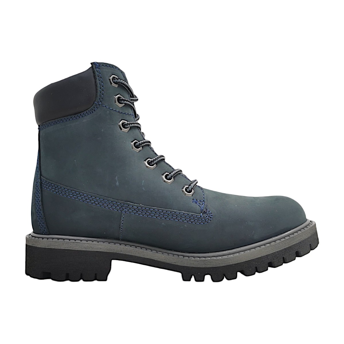 Extim Damenschuhe Stiefel Schnürer Schnürstiefel Blau Freizeit (781 blue, Größe 40 EU)
