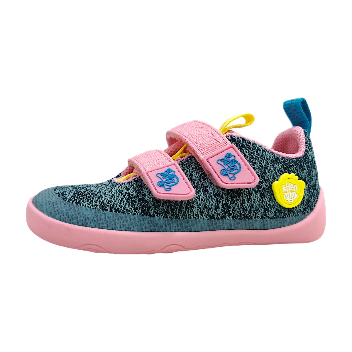 Affenzahn Happy Chamäleon Kinderschuhe Mädchen Halbschuhe Klett Barfußschuhe Grün Freizeit Affenzahn Happy Chamäleon Kinderschuhe Mädchen Halbschuhe Klett Barfußschuhe Grün Freizeit