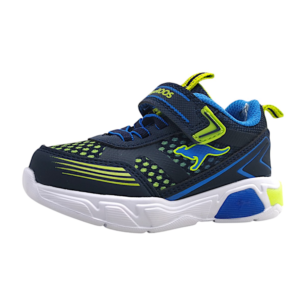 KangaRoos K - SLB Naro EV Kinderschuhe Jungen Halbschuhe Klett Blau