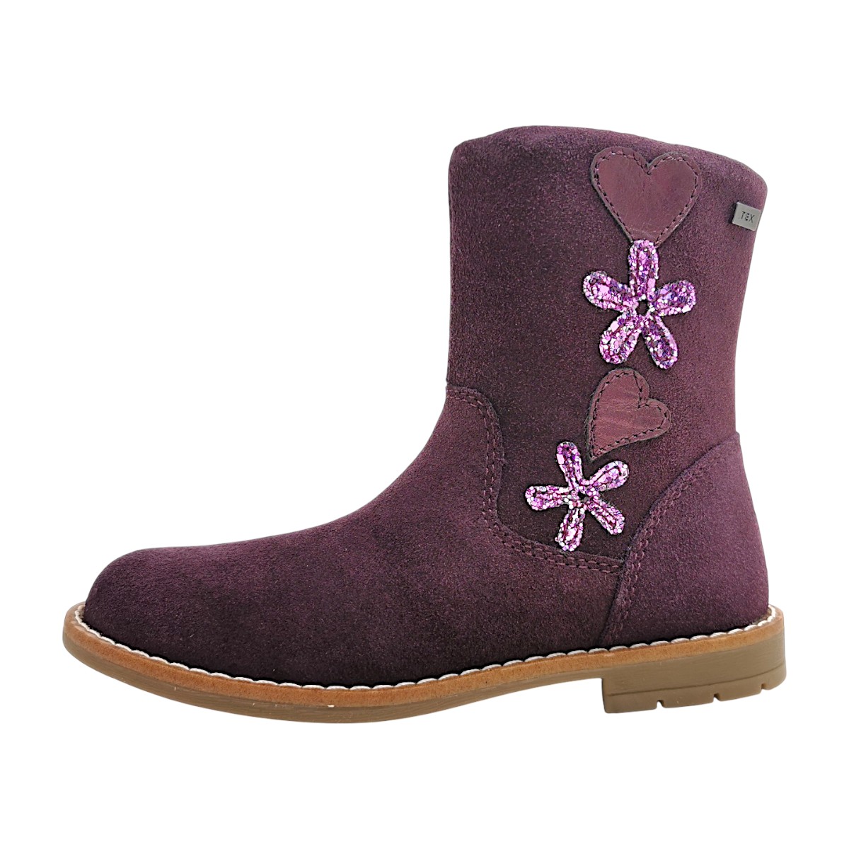 Lurchi Famosa-Tex S Kinderschuhe Mädchen Winterstiefel Violett Freizeit (Purple, Gr. 1:30)