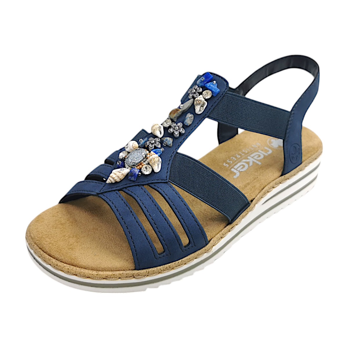 Rieker V0649-14 Blau jeans 14