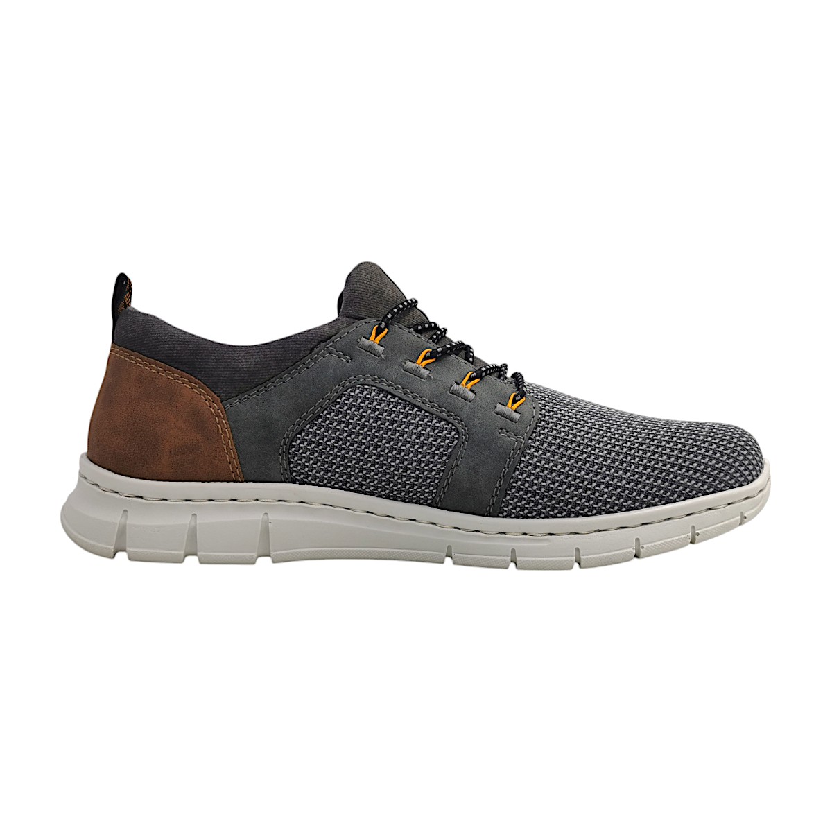 Rieker Knittech82/Morelia B7796-42 Grau Stein/Smoke/mandel 42