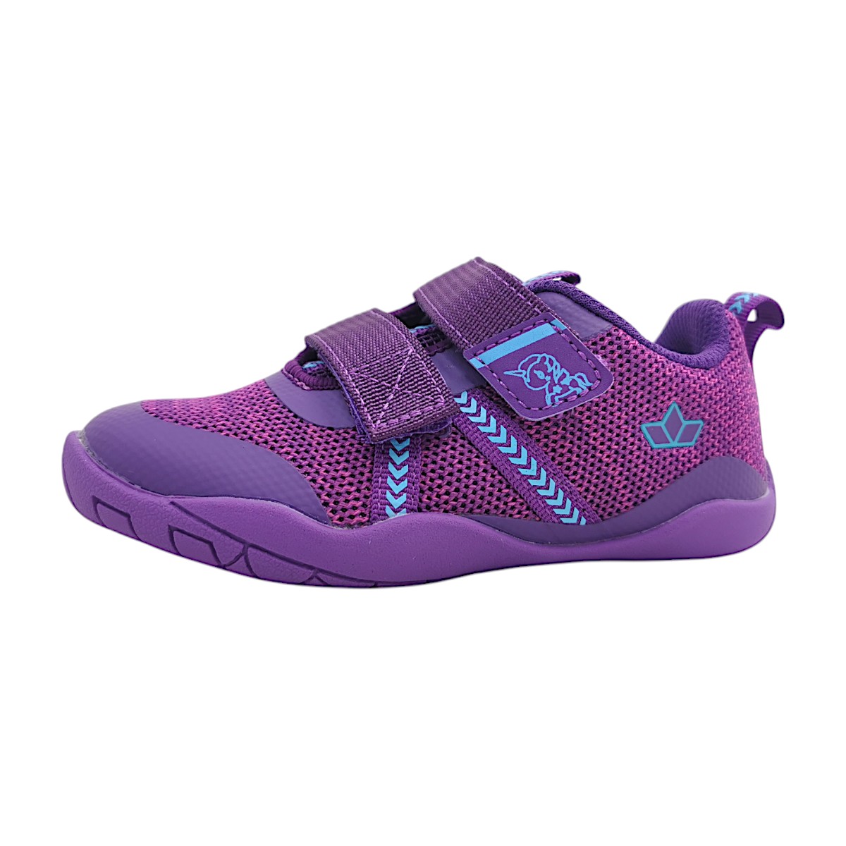Lico Aride V Mädchen Halbschuhe Klett Barfußschuhe Violett Freizeit
