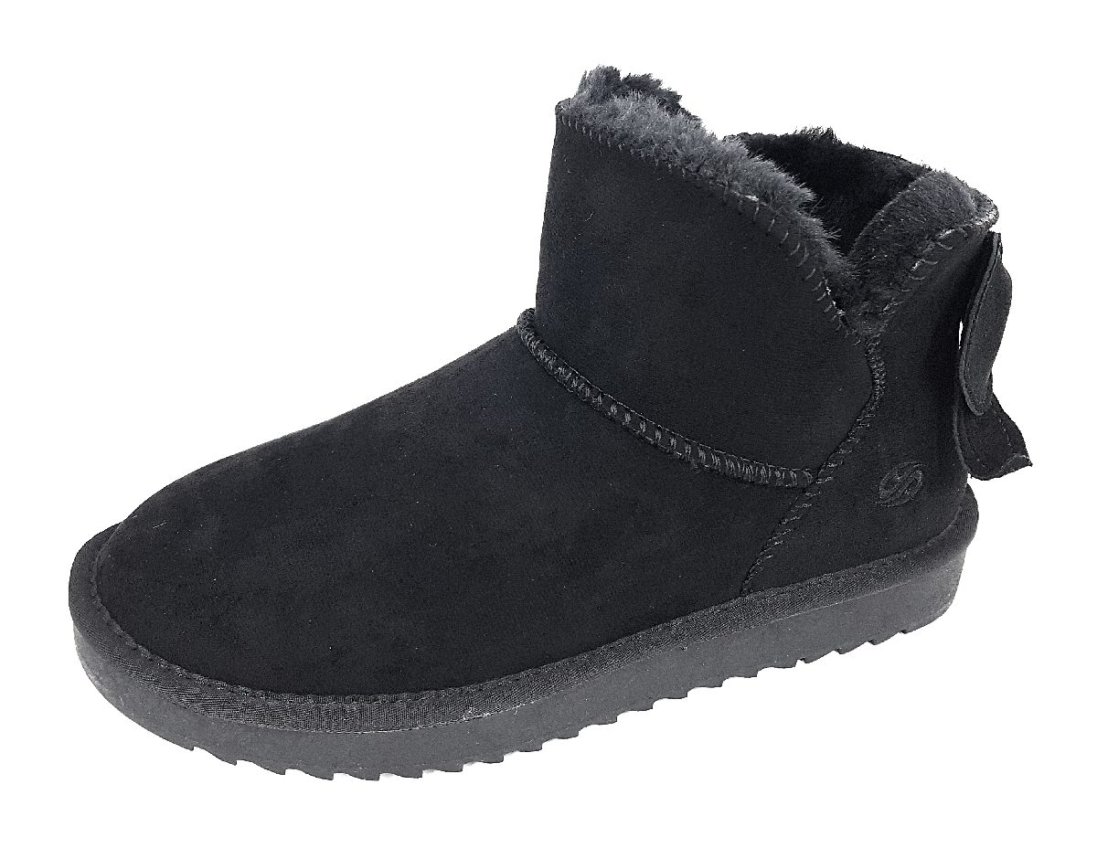Dockers by Gerli Damenschuhe Stiefel Gefüttert Boots Schwarz Freizeit (Schwarz, Größe 41 EU)