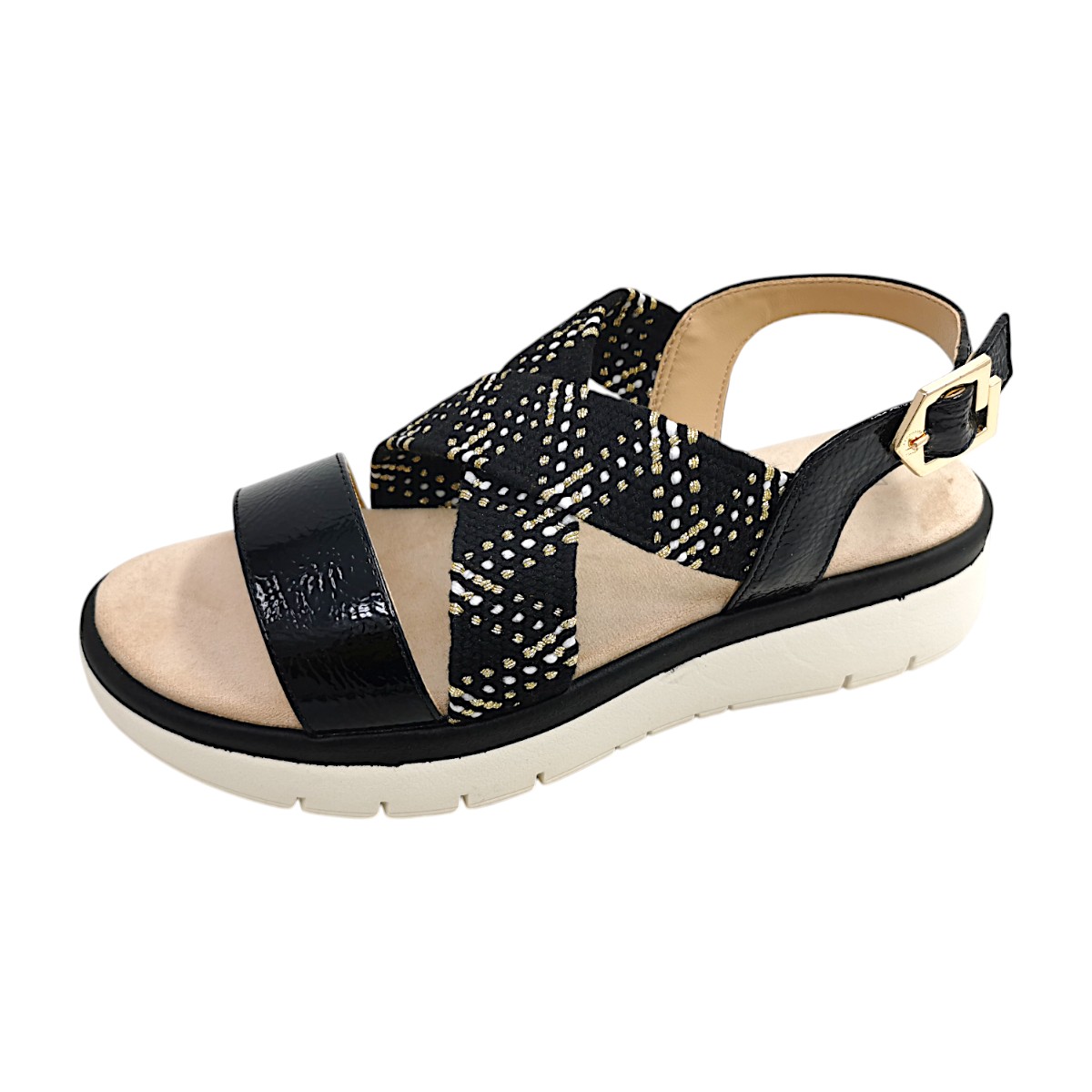 Bugatti Woman Izzy 435-AQN80-5769/1021 Schwarz black/offwhite 1021