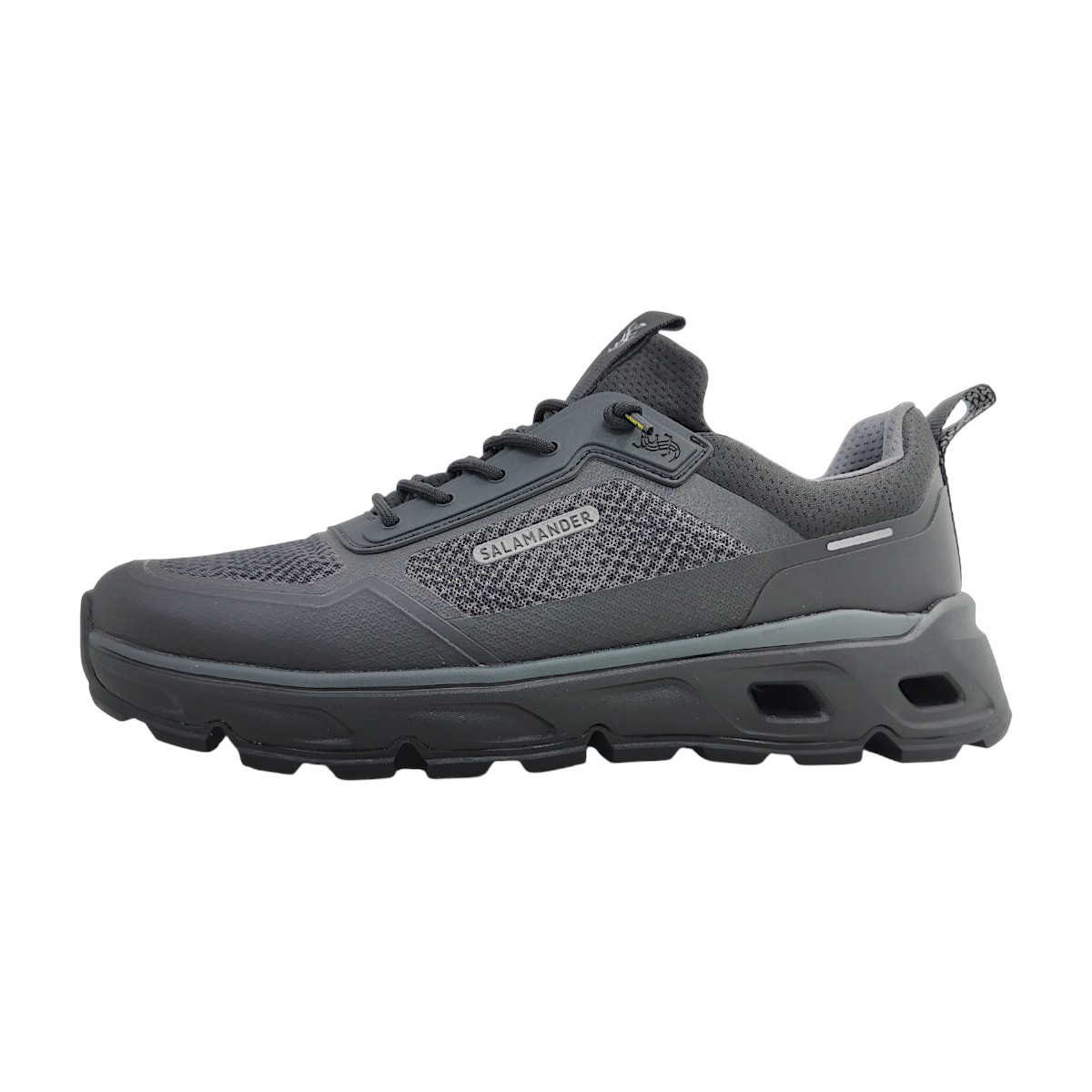 Salamander BRILON Herrenschuhe Slipper sportlicher Schnürer Schwarz Freizeit