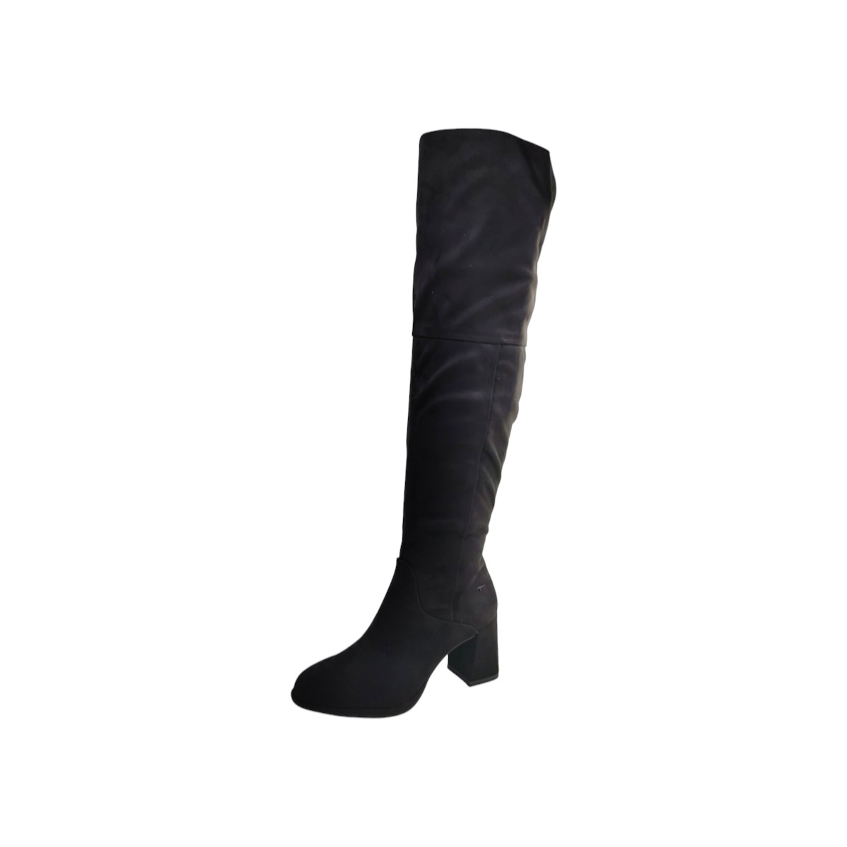 Tamaris Damenschuhe Stiefel Reißverschluss Schaftstiefel Schwarz Freizeit (black 001, Größe 37 EU)