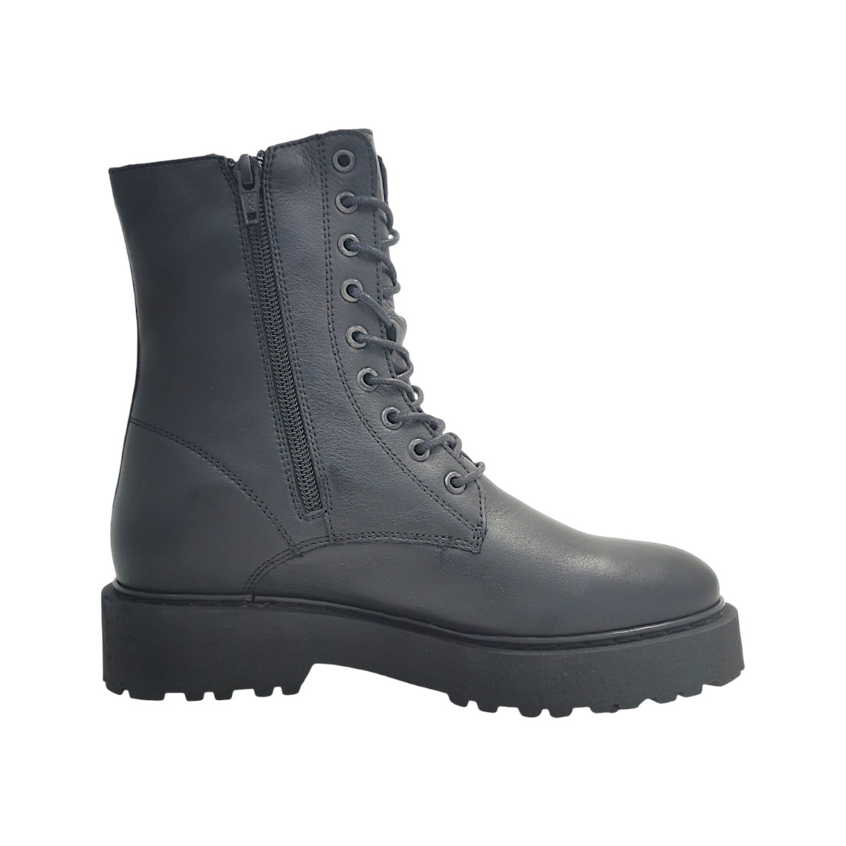 Palpa Riviera Damenschuhe Schnürstiefel Schwarz Freizeit (Black 10SA, Größe 36 EU)