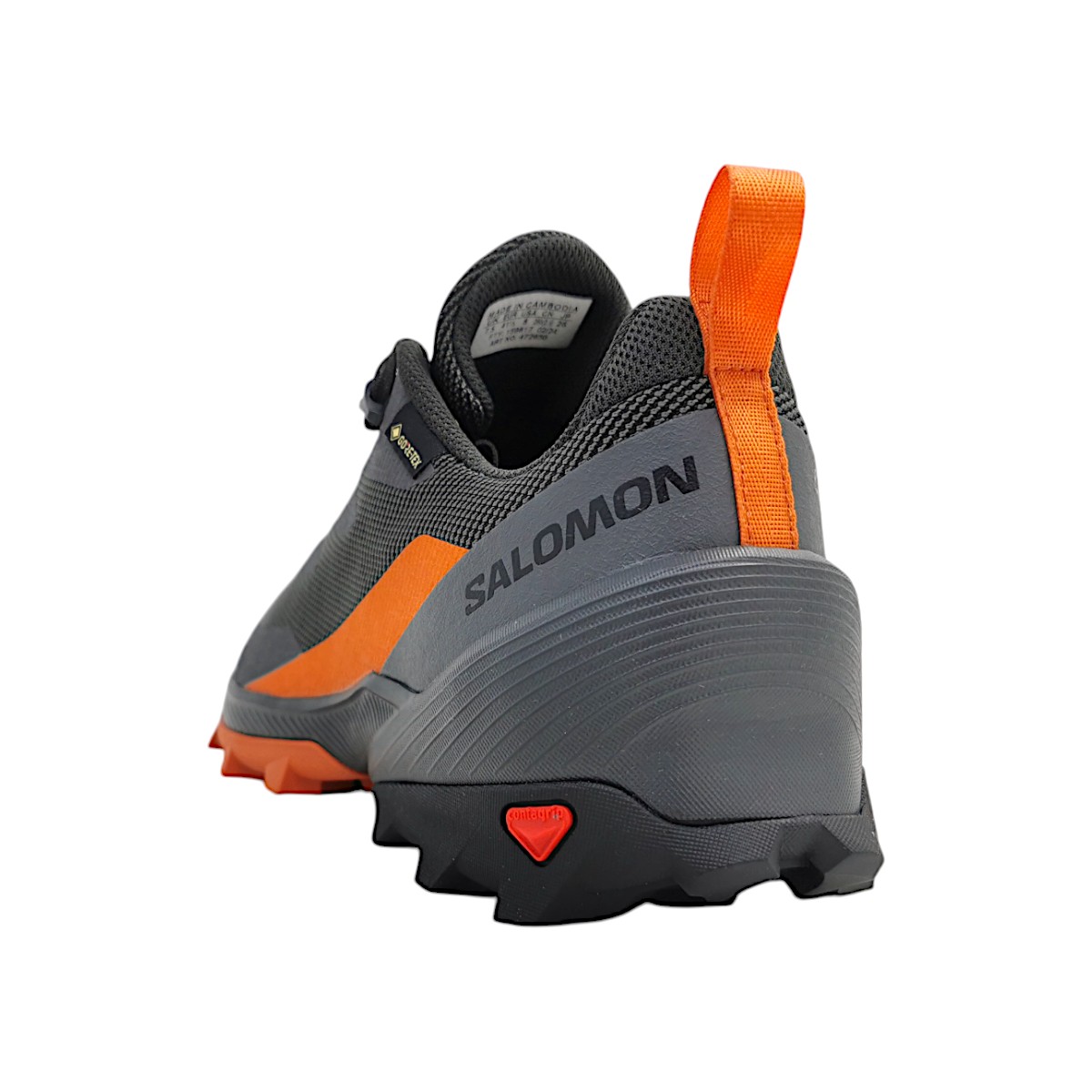 Salomon Cross Over 2 GTX Sportschuhe Herren Wanderschuh Schwarz (magnet/phantom/spice, Größe 41 EU)