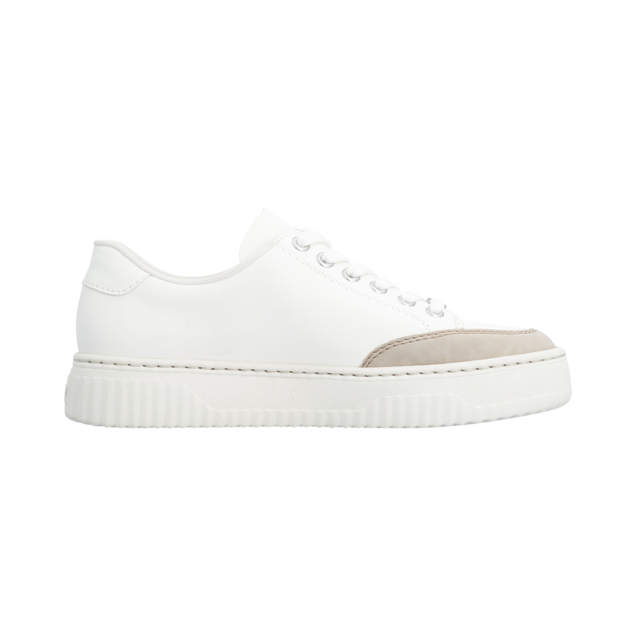 Rieker N9912-80 Weiß weiß/beige/ leo 80