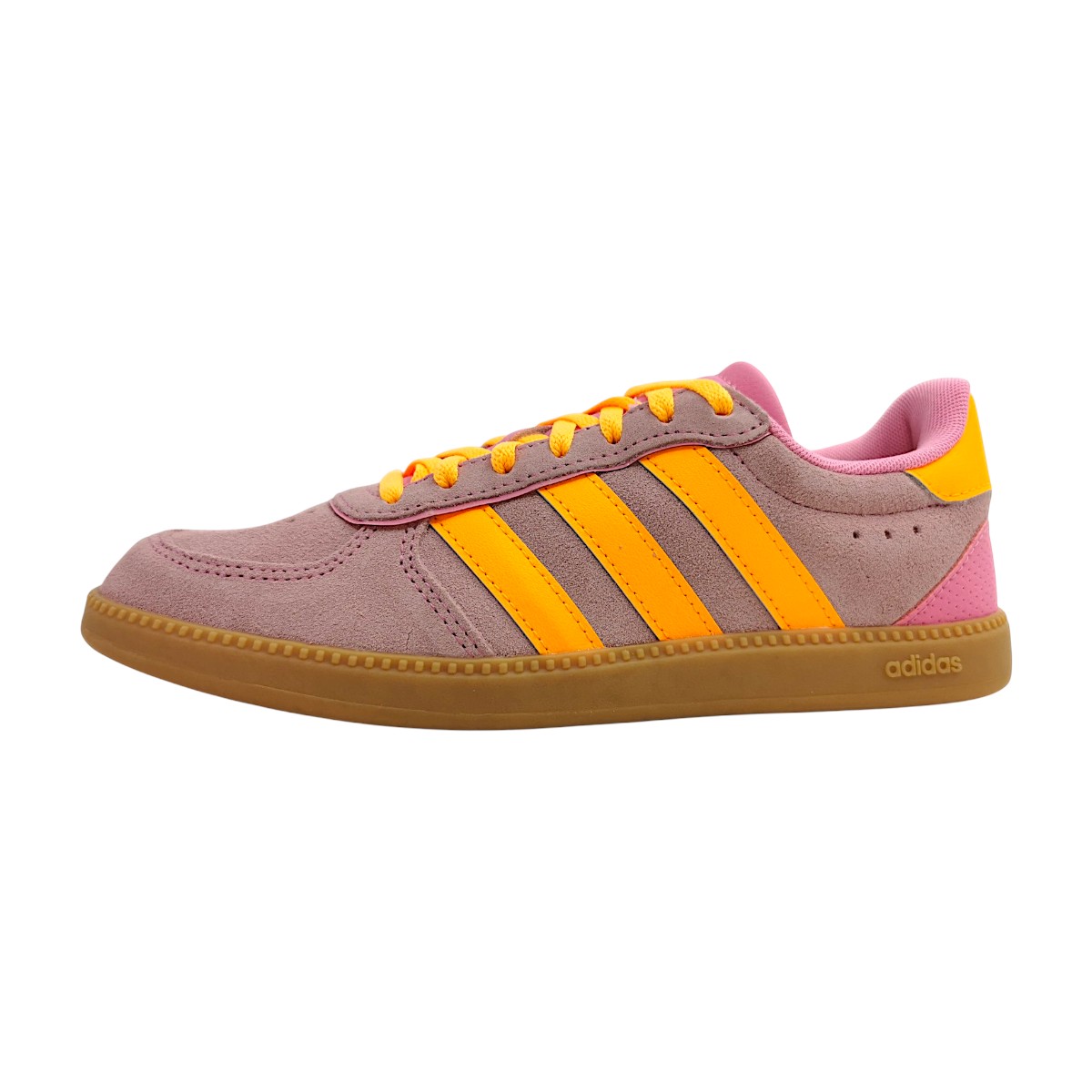 adidas Breaknet Sleek Damenschuhe Schnürschuhe Sportive Sneaker Rosa Freizeit (pink/Tangerine, Gr. 2:4.5)