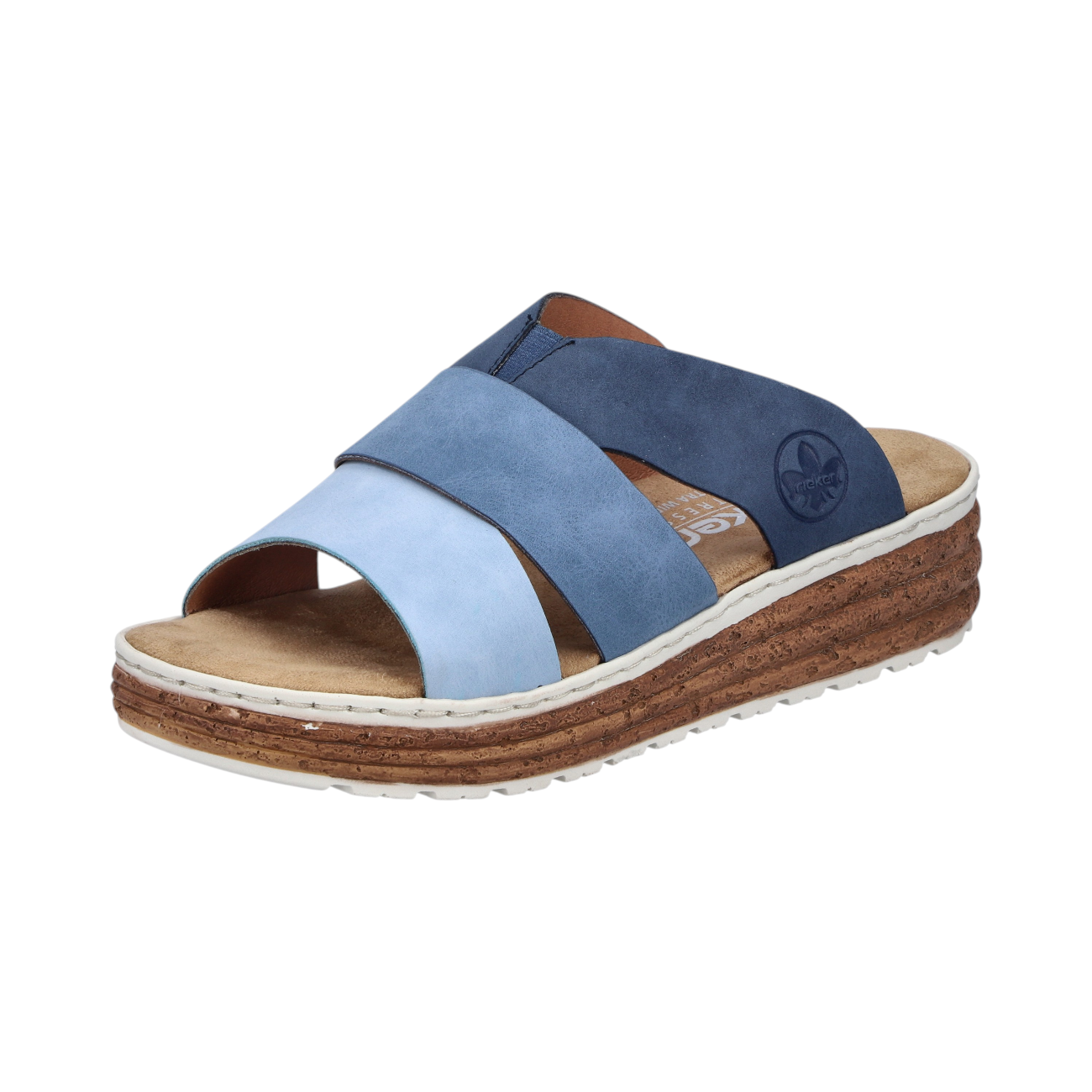 Rieker 6278012 627 62780-12 Blau aqua/bleu/jeans