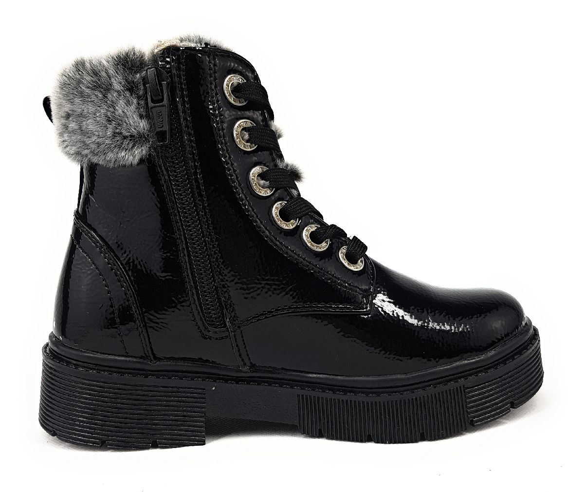 Dockers Kinderschuhe Mädchen Stiefel Reißverschluss Winterstiefel Schwarz Freizeit (black, Größe 31 EU)