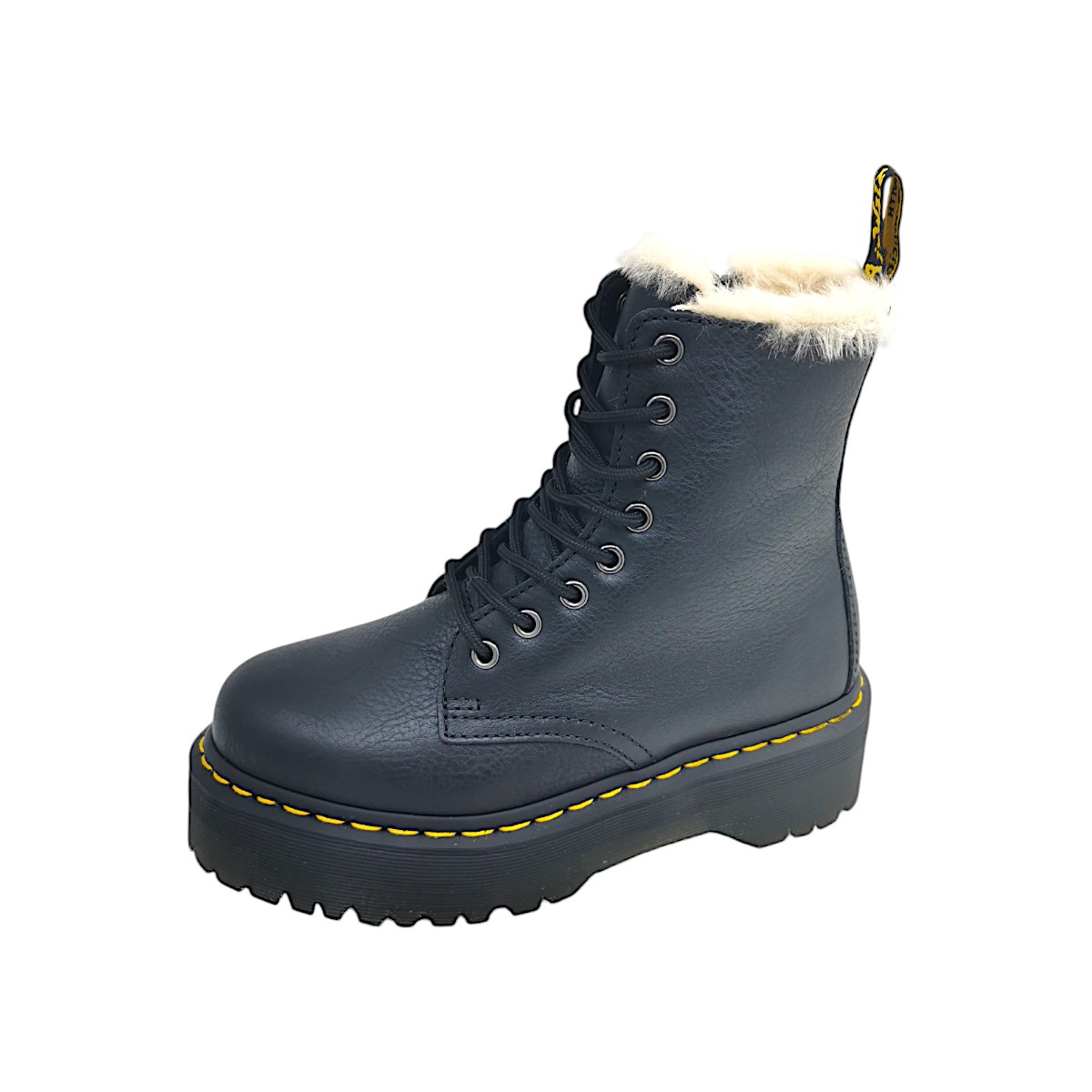 Dr. Martens Jadon Fell Plateau 25637001 Schwarz Black