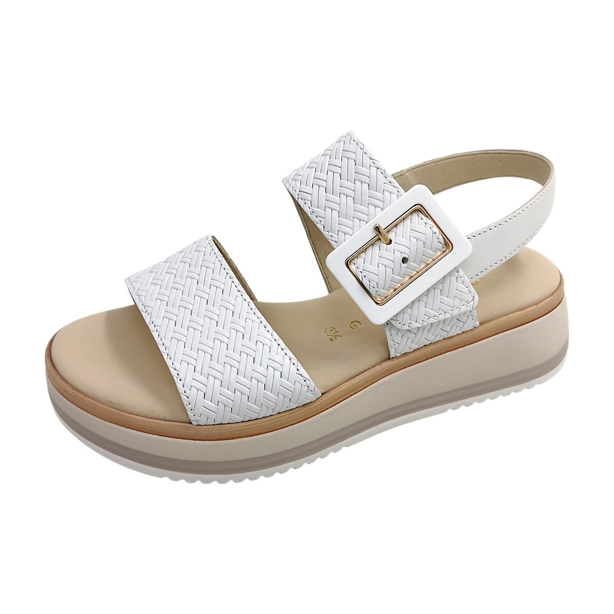 Gabor Comfort Damenschuhe Sandalen Hoch Weiß Freizeit (weiss 60, Gr. 2:3.5) Gabor Comfort Damenschuhe Sandalen Hoch Weiß Freizeit (weiss 60, Gr. 2:3.5)