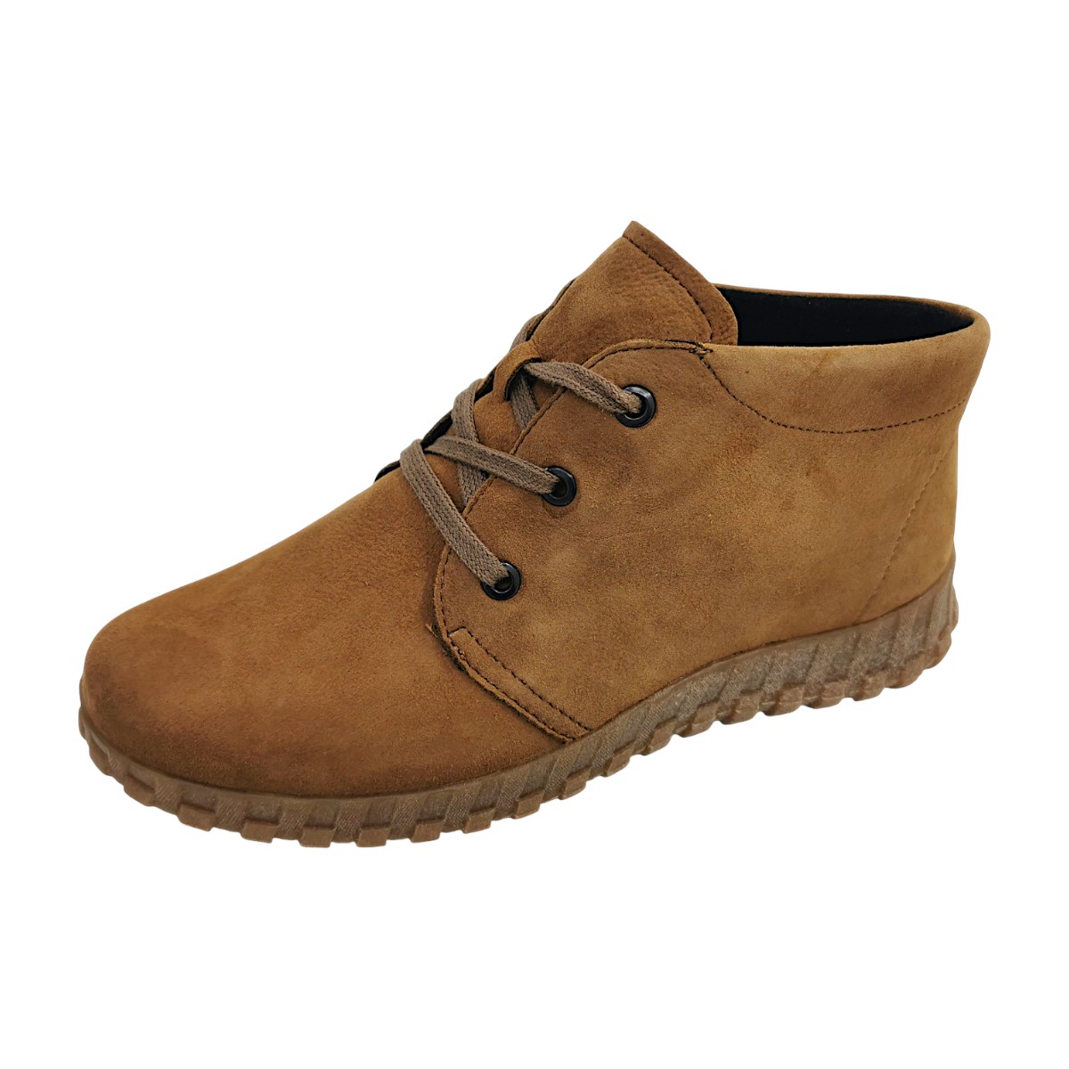 Semler Jenny Damenschuhe Stiefeletten Schnürer Braun Freizeit (cappuccino 042, Gr. 2:4.5)