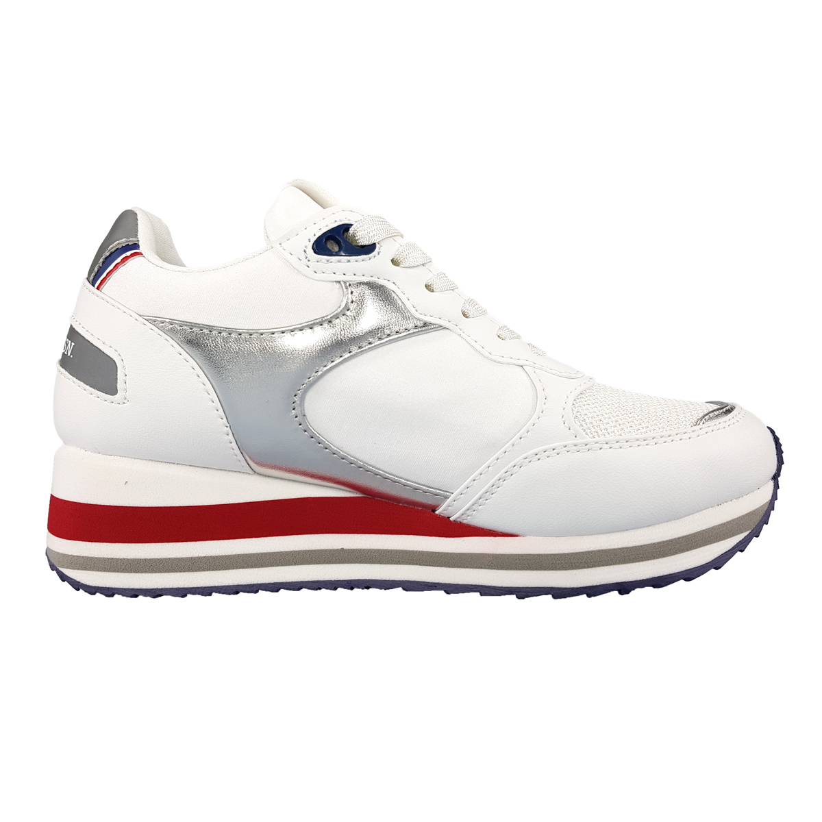 US Polo SYLVI007W/3NL1 Weiß white Sil01