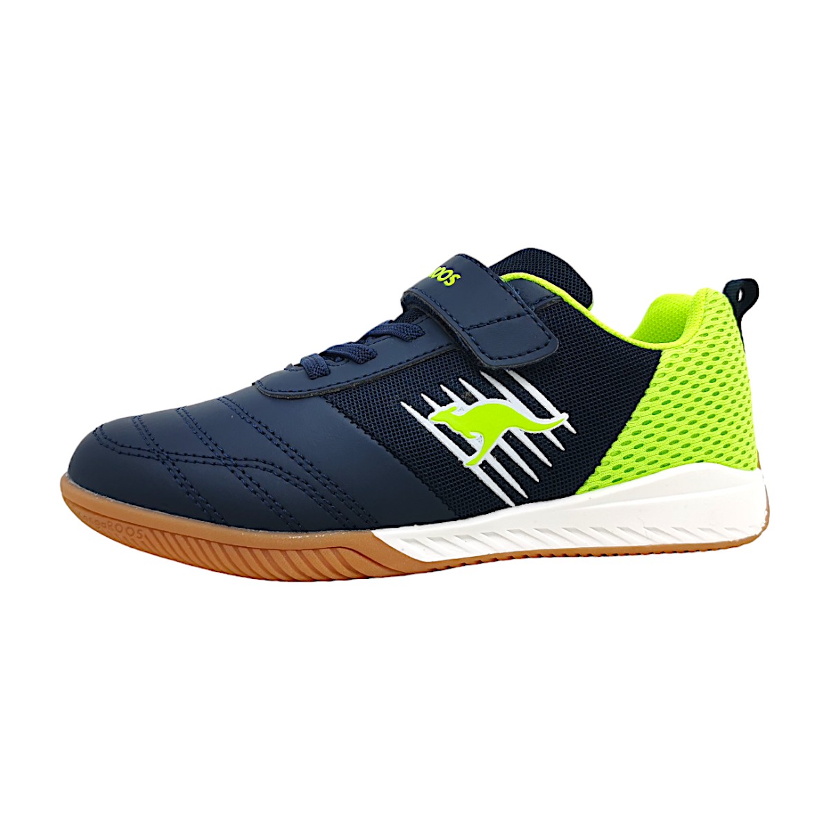 KangaRoos K5-Super Court EV Kinderschuhe Jungen Halbschuhe Klett Blau